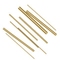 48 Pieces Brass round Rods Kit, 1Mm-8Mm in Diameter, 100Mm in Length, Sutemribor Brass Solid round Rod Lathe Bar Stock for DIY Craft Making, Knife
