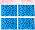 Reflexology Foot Mat Acupressure Pad Relief for Feet 4Pcs Foot Massage Plate Blood Circulation TPE Material