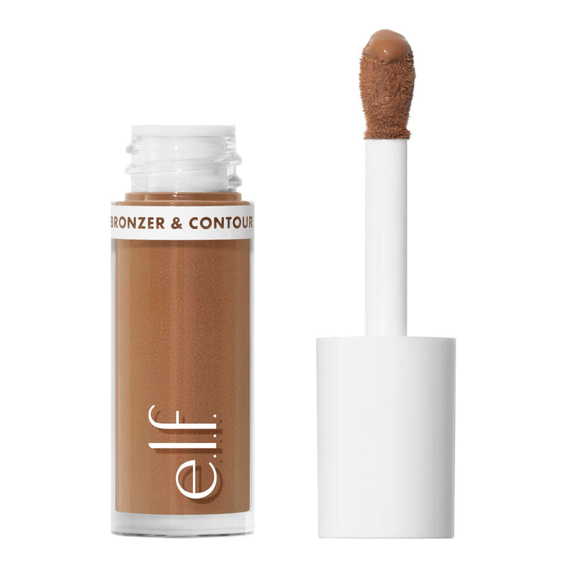 E.L.F. Camo Liquid Bronzer & Contour, Silky Highly Pigmented Formula, Creates a Long-Lasting Bronzed Glow & Natural Look, Vegan & Cruelty-Free, 3