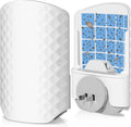 Flying Insect Trap for Indoors, Bug Killer Light Trap for Fruit Flies, Gnats, Moths, and Houseflies, 1 Device + 4 Refills, Best Fly Traps for