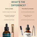 Live Fraiche Organic Castor Oil Lash Serum for Hair Growth, 100% Pure Eyebrow Eyelash Growth Serum, Cold Pressed Hexane Free (2oz Glass Bottle +