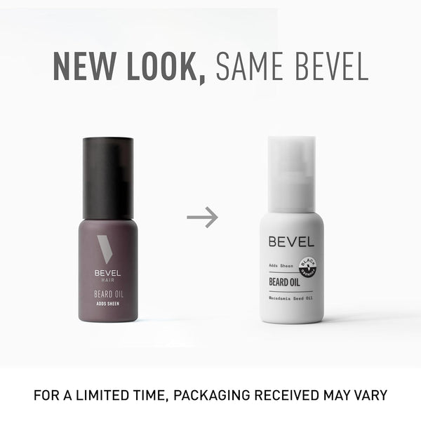Bevel Beard Oil for Men - Moisturizing Beard Oil with Jojoba Oil and Argan Oil, Adds Shine and Helps Prevent Dryness, Frizz and Breakage, 1 Oz