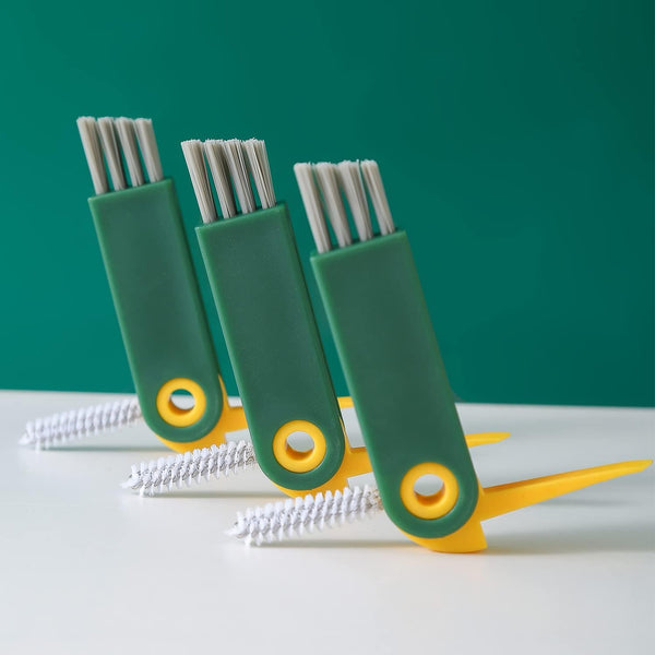 HONOMA Multi-Functional Water Bottle Cover Cleaning Brush,3 in 1 Cleaner Tools for Bottle Cup Cover Lid Groove Crevice Tiny Mini Home Kitchen