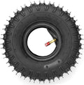 FVRITO 2 Pack of 4.10-4 410-4 4.10/3.50-4 Tire with Inner Tube for Lawn Mowers Garden Rototiller Snow Blower Mowers Hand Truck Wheelbarrow Go Cart