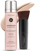 Magicminerals Airbrush Foundation by Jerome Alexander â 2Pc Set with Airbrush Foundation and Kabuki Brush - Spray Makeup with Anti-Aging