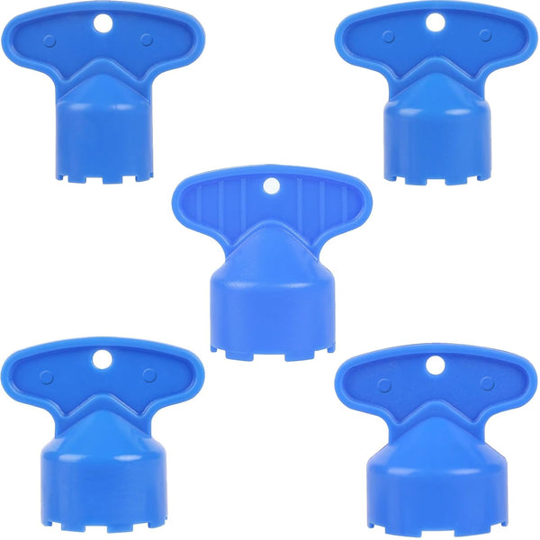 5 Pcs Cache Faucet Key Removal Wrench Tool with 5 Sizes M16.5, M18.5, M21.5, M22.5, M24 Recessed Aerator Key Sink Faucet Removal Tool