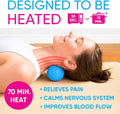 Dr. CohenâS Heatable Deep Tissue Massage Ball - Acuball Trigger Point Massage Therapy for Myofascial Release and Exercise - Effective Back