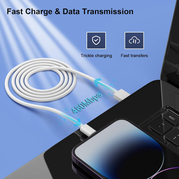 6Pack(3/3/6/6/6/9 FT) Original [Apple Mfi Certified] Iphone Charger Fast Charging Lightning Cable Iphone Charger Cord Compatible Iphone