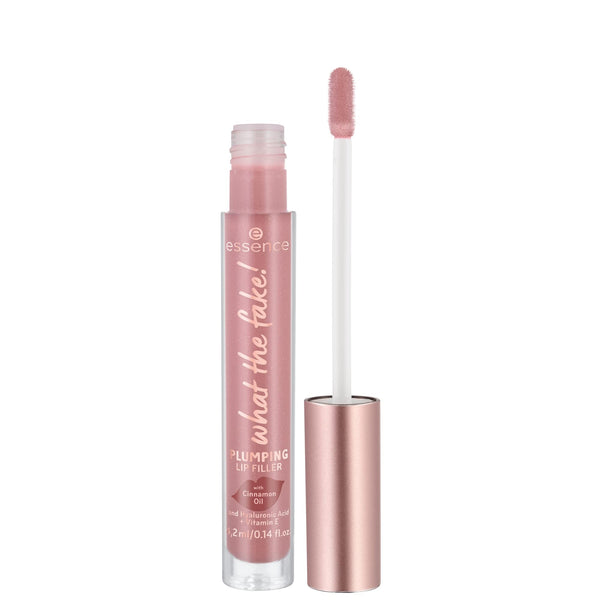 essence | What the Fake! Plumping Lip Filler | Volumizing Lip Gloss Made With Hyaluronic Acid and Vitamin E | Vegan & Cruelty Free, Gluten Free |