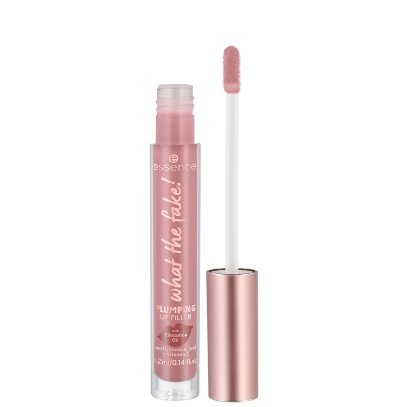 essence | What the Fake! Plumping Lip Filler | Volumizing Lip Gloss Made With Hyaluronic Acid and Vitamin E | Vegan & Cruelty Free, Gluten Free |