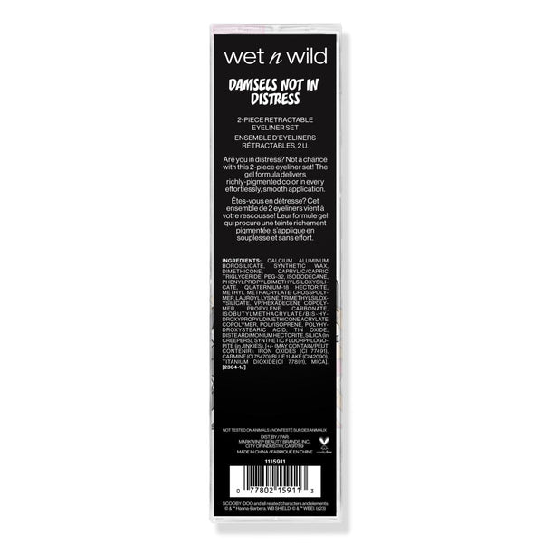 Wet N Wild Disney Lilo and Stitch Carefree Waterproof Eyeliner 2-Piece Set, Black and Blue, 16-Hour Wear