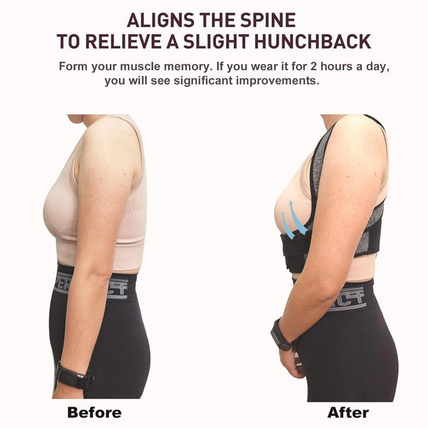 CMCOOPLX Posture Corrector for Women-Invisible Lightweight Back Brace Support for Neck, Shoulder and Upper Back Pain Relief - Improve Posture,