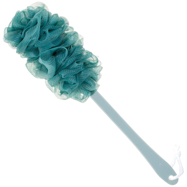 Back Scrubber for Shower, Loofah Long Handle Bath Body Brush, Soft Nylon Mesh Sponge on a Stick for Shower Men Women Kids Elderly, Exfoliating