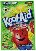 Kool-Aid Lemon Lime Flavored Unsweetened Caffeine Free Powdered Drink Mix (0.13 Oz Packet)
