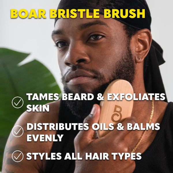 The Beard Club Beard Club Essential Beard Growth Kit - Growth Oil, Growth Vitamins, Growth Vitamin Spray & Beard Brush
