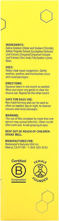 Beekeepers Naturals Propolis plus Nasal Spray, 1 FZ