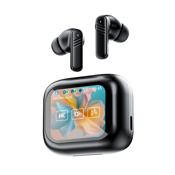 LX-10 Hybrid Active Noise Cancelling Wireless Earbuds BT 5.4 Play Time 4-5 Hours Stereo In-Ear Headphones, Environment Noise Cancelling Gaming