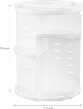 Hblife 360 Rotating Makeup Organizer Adjustable Carousel Large Capacity Revolving Perfume Organizer Skincare Organizers Cosmetic Storage Spinning