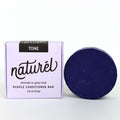 Naturel Purple Toning Conditioner Bar, Blonde or Grey Hair Toning Conditioner Bar with Biotin and Almond Oil, Vegan, Zero Waste, Cruelty Free,