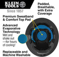 Klein Tools FRKHHSWTBND Hard Hat and Safety Helmet Sweatband, Flame-Resistant, Padded, Hook and Loop, Reusable, 3-Pack