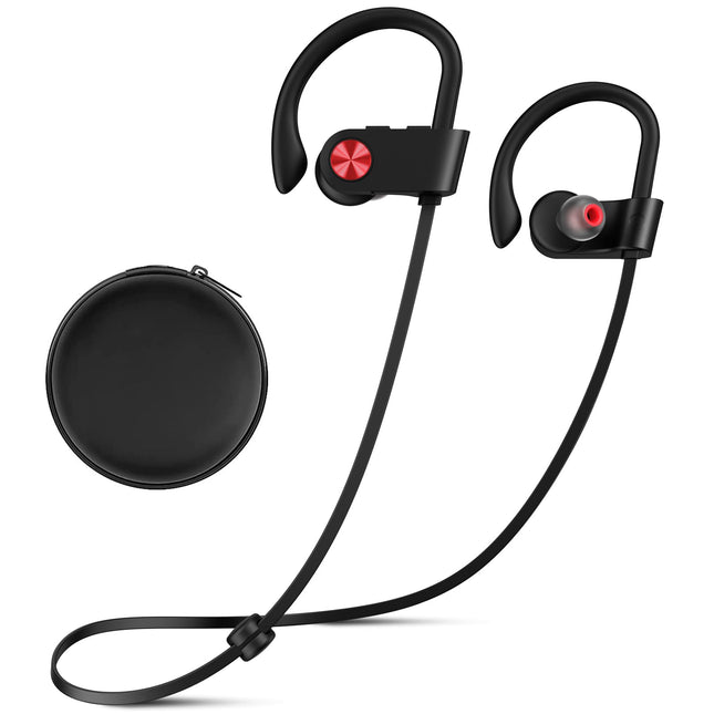 Bluetooth Headphones, Bluetooth 5.3 IPX7 Waterproof Wireless Sports Earbuds for Workout Gym, 16 Hrs Playtime Running Hea