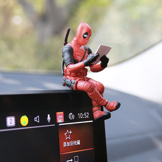 Car Dashboard Decorations Funny Mini Figures Anime Car Accessories Interior for Men Women Car Dash Board Decor Home Offi