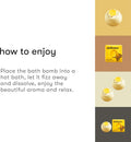 ANIHANA Bath Bombs with Coconut Oil, Paraben Free, Hand-Crafted Luxury Fizzers, Refreshing Manuka Honey Scent, 6.3 Oz Each, 3 Pack