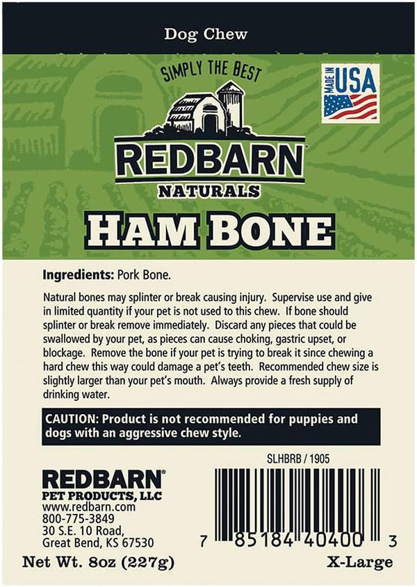 Redbarn Ham Bone X-Large Dog Chew 1-Count
