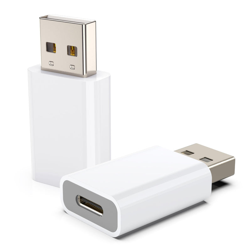 USB to USB C Adapter,Usb-C Female to USB-A Male Adapter Compatible with Apple Magsafe Watch 10/9/8/7/Se/Ultra,Car,Iphone 16 15 14 13 12 Mini Pro