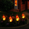 Cardinal Garden Decor Red Bird Figurine Memorial Solar Light Outdoor Stake Patio Yard Art Lawn Ornament Porch Christmas Decorations Outside Statue