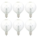 40W Light Bulbs,Wax Warmer Bulbs,E12 Candelabra Base 120 Volt round Light Bulbs for Full Size Scentsy Warmer ,Wax Melt Warmer,Chandelier Table