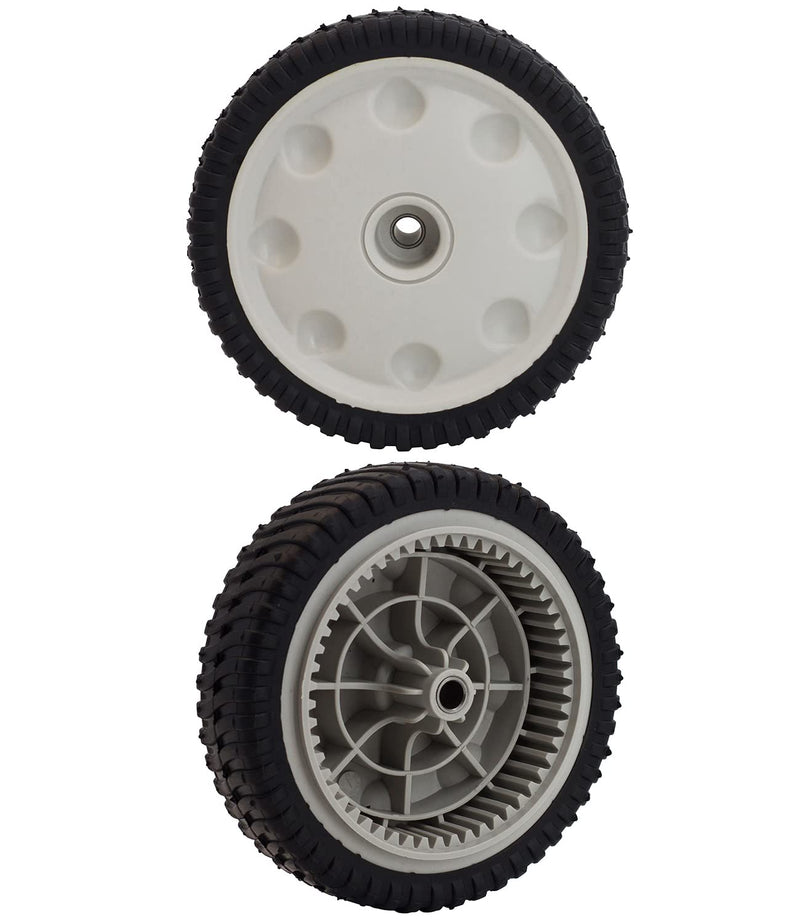 Parts Camp Front Drive Wheels Mtd/Troy-Bilt 734-04018, 734-04018A, 734-04018B, 734-04018C Lawnmower Wheels (Set of 2)