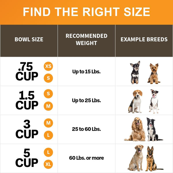 Neater Pet Brands Stainless Steel Slow Feed Bowl - Non-Tip & Non-Skid - Stops Dog Food Gulping, Bloat, Indigestion, and Rapid Eating (1-1/2 Cup)