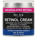 DEL SUR Retinol Cream for Face 50Ml â Anti-Aging Night Moisturizer with Hyaluronic Acid, Bakuchiol & Niacinamide â Korean Retinol Cream for