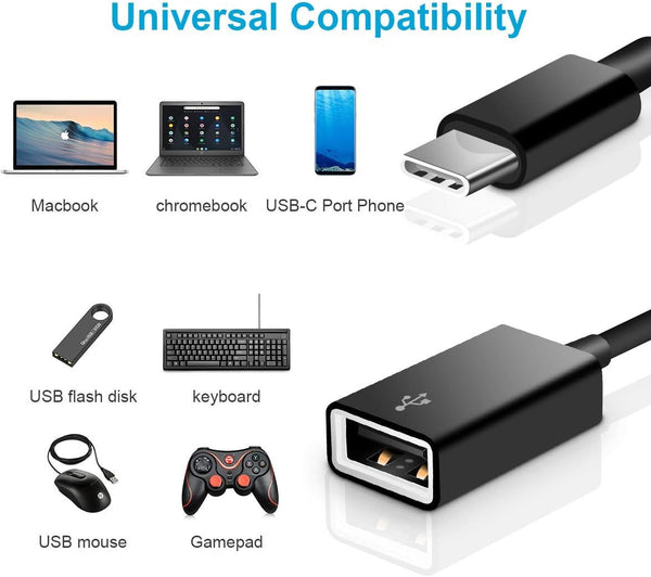 USB C to USB Adapter [2 Pack],Type-C OTG Cable Type C Male to USB a Female Usb to Usbc-C Adapter Compatible with Macbook Pro/Air Ipad Pro 2022