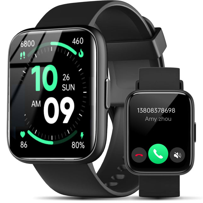 Smart Watches for Men - Activity Tracker for Android Ios with Calls,Fitness Tracker with 100+ Sport Modes, IP68 Waterpro