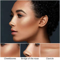 Evpct 4 Colors Contour Stick Makeup Set Concealer Stick Cream Contouring Contour Palette Makeup Kit for Beginners Nose Bronzer Stick Liquid