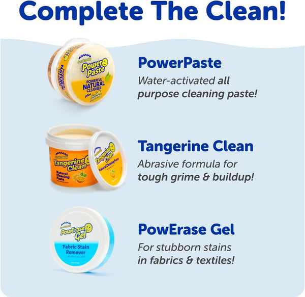 Scrub Daddy Scratch-Free Multipurpose Kitchen Sponges - Bulk Dish Sponges for Kitchen, Bathroom, Household Cleaning & More - Made with Bpa-Free
