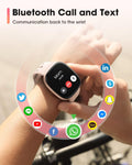Smart Watches for Women Men with Call: Fitness Trackers with 24-Hour Heart Rate Spo2 Sleep Monitor 5ATM Waterproof 120+ Sport Mode Watches for