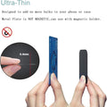 Pau1Hami1Ton Adhesive Thin Metal Plates(Compatible with Magnetic Mounts),4 Piece Metal Plates for Phone Case for Car.(2 Rectangle and 2 Round) S-07N