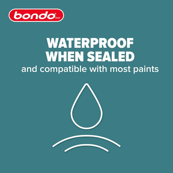 3M Bondo Short Strand Fiberglass Reinforced Filler 21 Oz (595.34 G) with Bondo Cream Hardener 0.5 Oz (14G), Repair Holes up to 0.5 IN, Waterproof