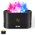 Colorful Flame Air Aroma Diffuser Humidifier, Upgraded 7 Flame Colors Noiseless Essential Oil Diffuser for Home,Office,Yoga with Auto-Off
