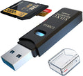 USB3.0 Micro SD Card Reader, 5Gbps 2-In-1 SD Card Reader to USB Adapter, Wansurs Memory Card Reader for SDXC, SDHC, MMC, RS-MMC, Micro SDXC, Micro