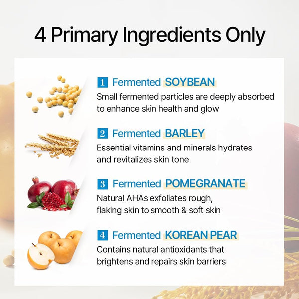 mixsoon Bean Essence Exfoliating, Snail Mucin Moisturizer for Hydrating, Fermented Bean Extract, Gentle Formula for Smooth Skin 50ml / 1.69 fl.oz.