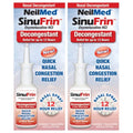 Neilmed Sinufrin Decongestant Relief Spray, (Packaging May Vary), 0.5 Fl Oz (Pack of 2)