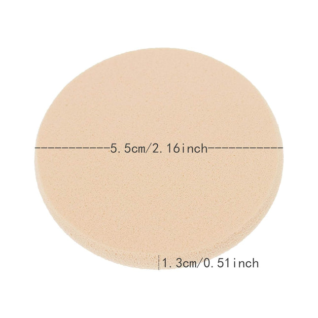 25 Pcs Women'S round Soft Makeup Beauty Eye Face Foundation Blender Facial Smooth Powder Puff Cosmetics Blush Applicator