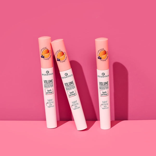 Essence | Volume Booster Lash Primer Mascara | Infused with Mango Butter and Acai Oil for Nurtured Lashes | Conditioning Mascara Primer | White |