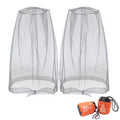 Benvo Mosquito Head Net Mesh, Face Neck Fly Netting Hood from Bugs Gnats Noseeums Screen Net for Any Outdoor Lover- with Carry Bags Fits Most