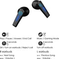 Wireless Earbuds Bluetooth 5.2 Bass Sound Headphones Gaming Earphones with Touch Control, Noise Cancelling Waterproof Headset with Mic, 18H Play