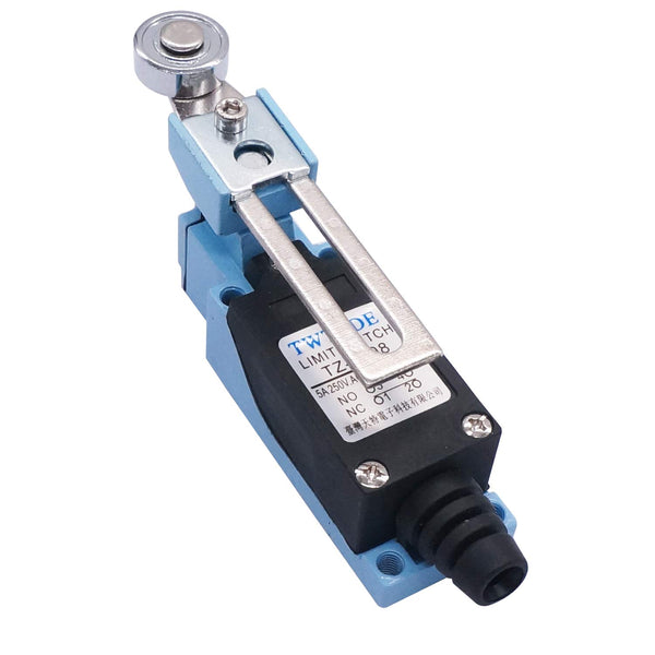 TWTADE/TZ-8108 Adjustable Roller Lever Arm Limit Switch NC-NO CNC Mill Router SPDT Momentary Limit Switch for CNC Mill Plasma TZ-8108